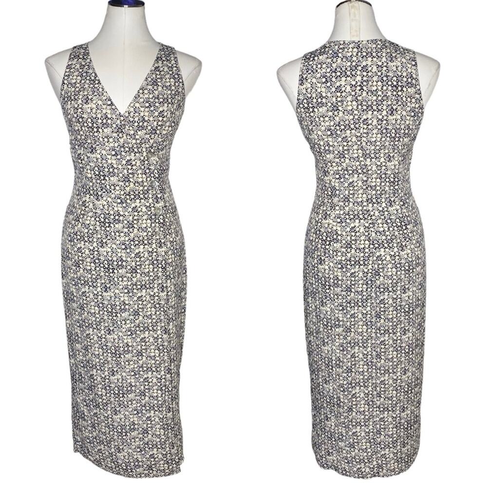 Vintage Express Midi Wrap Dress size 4